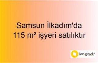 Samsun İlkadım'da 115 m² işyeri icradan satılıktır
