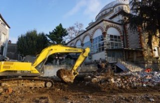 Çarşamba Rıdvan Paşa Cami’sinde cephe iyileştirme...