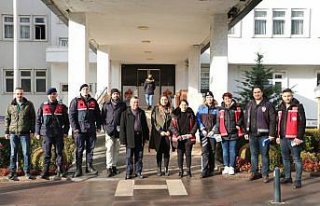 Kadına şiddetle mücadelede kapsamında kahvehanelerde...