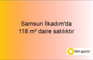 Samsun İlkadım'da 118 m² daire mahkemeden...