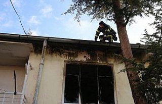Tokat'ta evde çıkan yangın hasara yol açtı