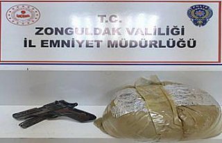 Zonguldak'ta uyuşturucu operasyonunda yakalanan...
