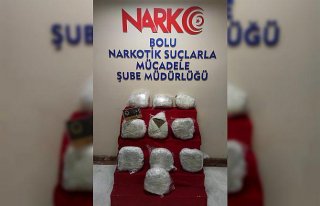 Anadolu Otoyolu'nda durdurulan minibüste 12...