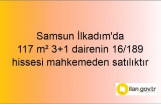 Samsun İlkadım'da 117 m² 3+1 dairenin 16/189...