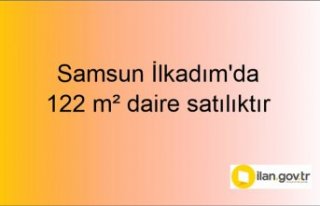 Samsun İlkadım'da 122 m² daire mahkemeden...