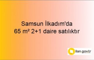 Samsun İlkadım'da 65 m² 2+1 daire icradan...