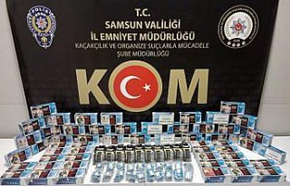 Samsun'da 11 bin 200 filtreli sigara kağıdı...