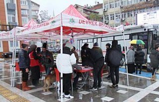 Deprem bölgeleri için kan bağışı seferberliği...