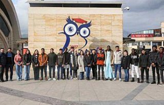 Karabük'te uluslararası öğrencilerden depremzedelere...