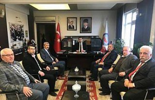 MHP Kavak İlçe Başkanı Gadiş Kaymakam Atar'ı...