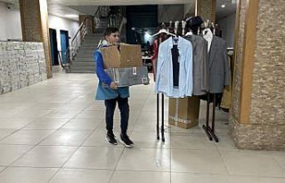 Rize'de 13 yaşındaki Abdülkerim sosyal markette...