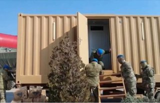 TSK deprem bölgesinde 235 seyyar banyo ve tuvalet...