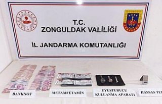 Zonguldak'ta uyuşturucu operasyonunda 3 şüpheli...