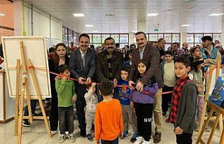 Boyabat'ta resim sergisi açıldı