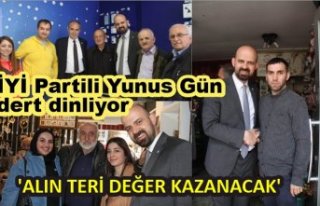 İYİ Partili Yunus Gün dert dinliyor 'ALIN...