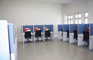 Mudurnu'da e-sınav merkezi açıldı