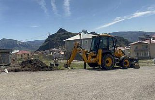 Şebinkarahisar'da doğal gaz çalışmalarına...