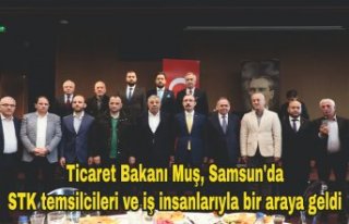 Ticaret Bakanı Muş, Samsun'da STK temsilcileri...