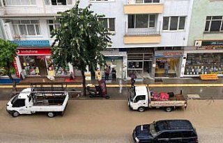 Amasya'da sağanak etkili oldu
