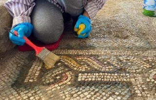 Pompeipolis Antik Kenti'ndeki 1800 yıllık mozaikler...