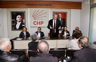 CHP genel başkanlığına adaylığını açıklayan...