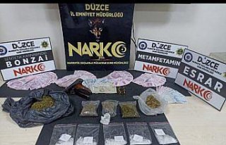 Düzce'de uyuşturucuyla yakalanan 2 kişi tutuklandı