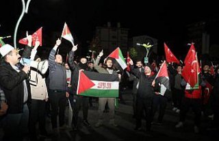 İsrail'in Gazze'deki hastaneye saldırısı...