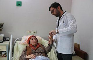 Kol ve bacaklarını hareket ettiremeyen kazazede...