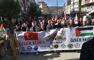 Sinop'ta İsrail'in Gazze'deki saldırıları protesto...