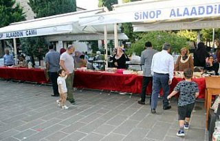 Sinop'ta Mevlid-i Nebi Haftası kapsamında kermes...