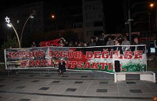 Suluova'da İsrail'in Gazze'deki hastaneye...