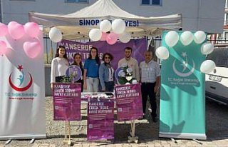 Türkeli'de meme kanseriyle ilgili bilgilendirme...