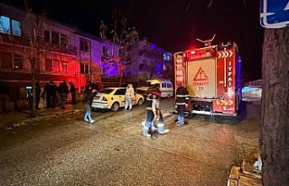 Çorum'da ikamette çıkan yangın söndürüldü