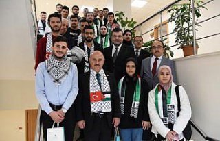 Düzce Üniversitesinden Filistinli öğrencilere...