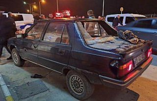 Samsun'da otomobile düzenlenen pompalı tüfekli...