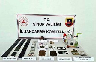 Sinop merkezli uyuşturucu operasyonunda 34 zanlı...