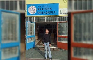 Tokat'ta ortaokul öğrencisi ilk bursunu Filistin'e...