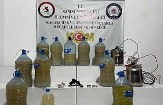 Samsun'da sahte içki operasyonunda 2 zanlı...
