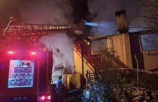 Tokat'ta çıkan yangında bir ev kullanılamaz...