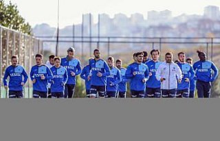 Trabzonspor, MKE Ankaragücü maçı hazırlıklarını...