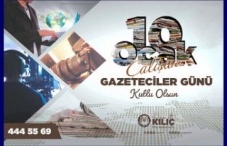 BAŞKANIMIZIN 10 OCAK ÇALIŞAN GAZETECİLER GÜNÜ...