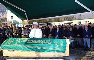 Artvin'de çığ altında kalan iş makinesi...