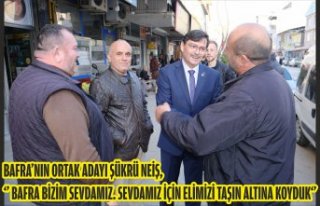 Bafra’nın Ortak Adayı Şükrü Neiş, ‘’ Bafra...