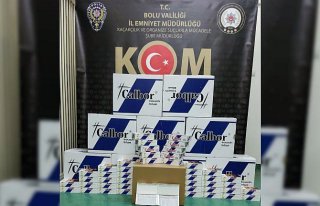 Bolu'da 100 bin 600 makaron ele geçirildi