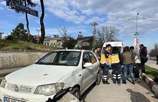 Gerze’de trafik kazasında 1 kişi yaralandı