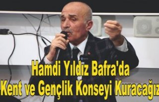 Hamdi Yıldız Bafra'da Kent ve Gençlik Konseyi...