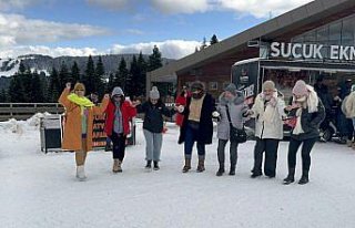 Ilgaz Dağı'nda işletmeciler de ziyaretçiler...