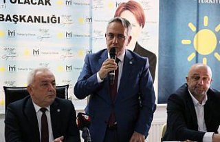 İYİ Parti Atakum Belediye Başkan adayı Adem Bektaş...