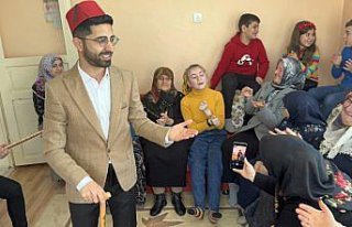 Meddah ekibi, özel gereksinimli Nurdeniz'e özel...