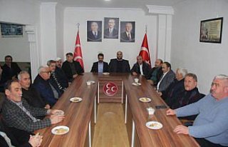 MHP Havza İlçe Yönetimi sendika temsilcileri ile...